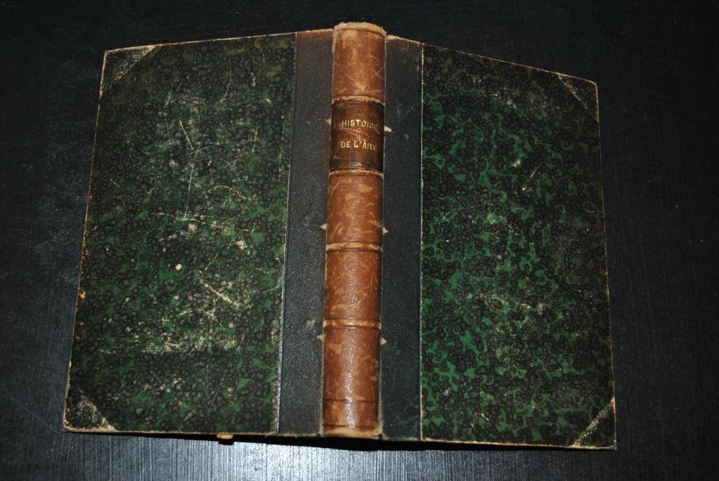 BAYET Précis d'histoire de l'art L-H MAY Reliure cuir RARE, Enlèvement ou Envoi, Bayet