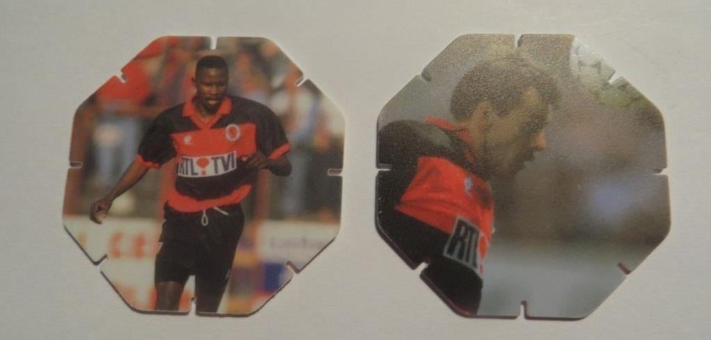 flippo topshots  R.F.C. Seraing  7 Danny N'Gombo 8 Patrick, Ophalen of Verzenden, Losse flippo's