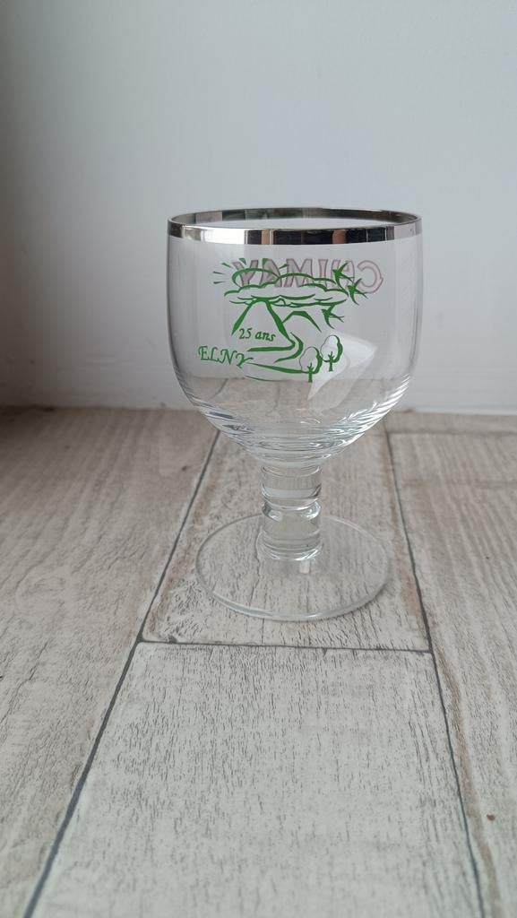 Verre Chimay Enly 25 ans, Enlèvement ou Envoi, Comme neuf, Verre à bière