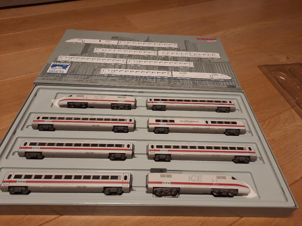 Märklin 3700 - ICE Amtrak, Wisselstroom, Ophalen of Verzenden, Märklin, Gebruikt