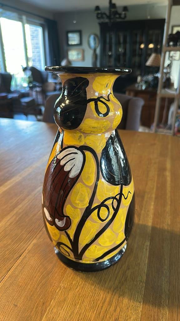 Vintage vaas 30cm., Antiek en Kunst, Ophalen
