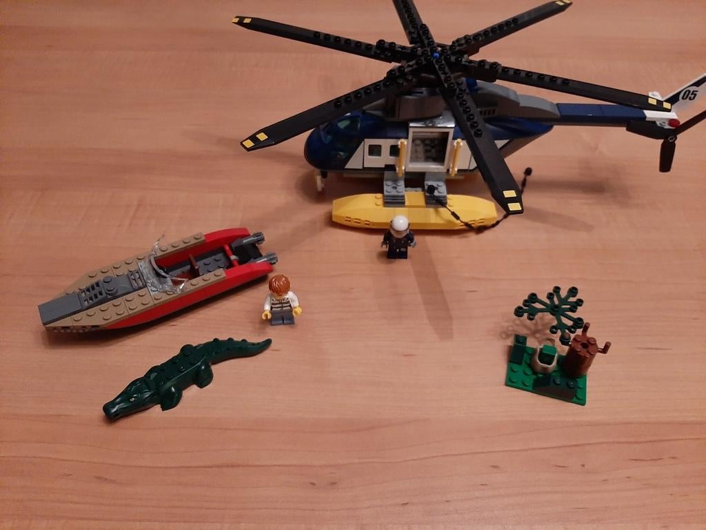 Lego helikopter 60067, Ophalen, Zo goed als nieuw, Complete set, Lego