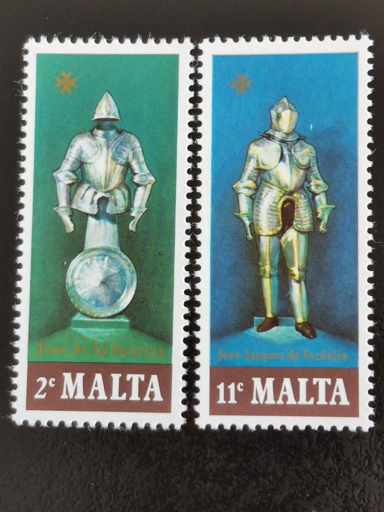 Malta 1977 - harnassen van ridders **, Ophalen of Verzenden, Malta, Postfris