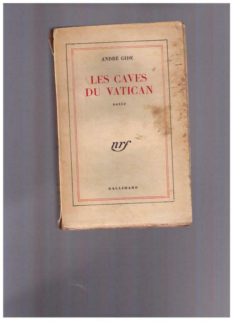 Les caves du Vatican - Sotie d 'André Gide - Gallimard 1949, Ophalen of Verzenden, Gelezen, André Gide