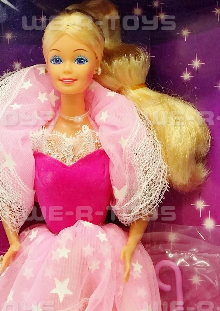 BARBIE  DREAM  GLOW POP   Jurk schitterd in het donker 1985, Ophalen of Verzenden, Nieuw, Pop