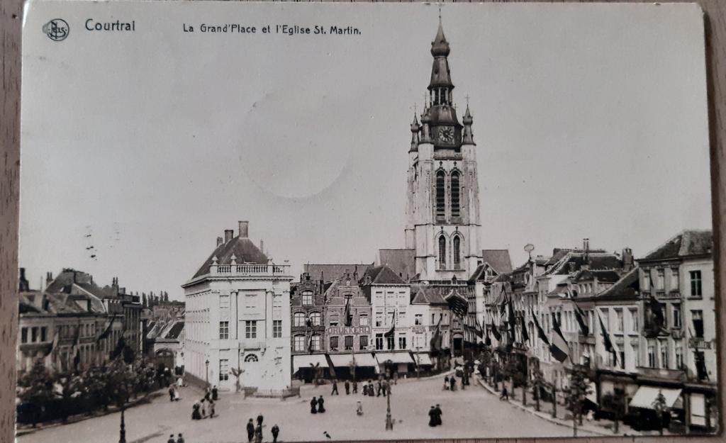KORTRIJK COURTRAI GRAND PLACE grote markt TOP, Ophalen of Verzenden