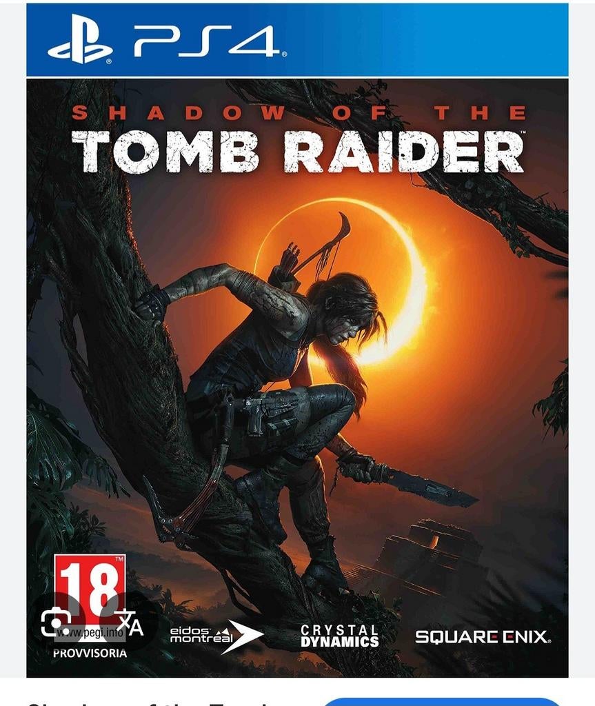 Tomb raider shadow of the tomb raider ps4, Consoles de jeu & Jeux vidéo, Enlèvement