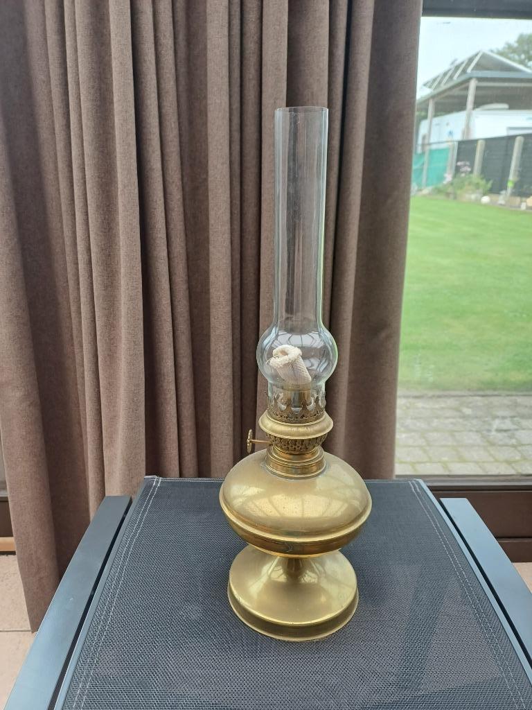 koperen olie lampen, Antiek en Kunst, Ophalen, Koper
