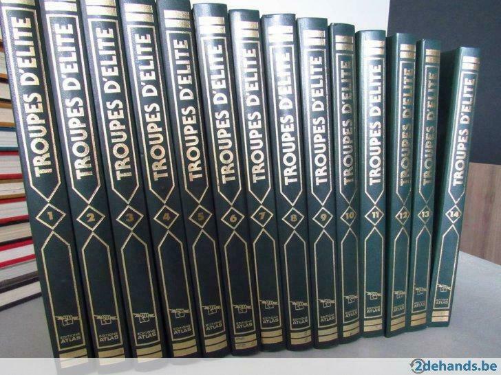 Troupes d'Elite  (Editions Atlas) compleet (franstalig), Livres, Guerre & Militaire, Utilisé, Enlèvement