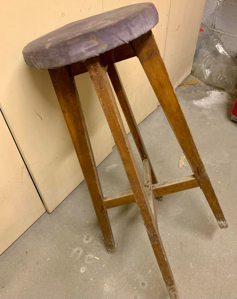 Tabouret vintage BAR, Maison & Meubles, Tabourets de bar, Enlèvement, Comme neuf