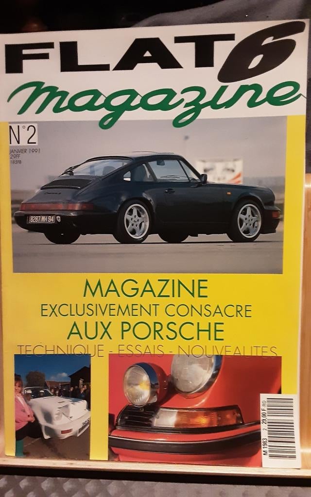 PORSCHE flat 6 magazine, Enlèvement ou Envoi, Comme neuf, Porsche