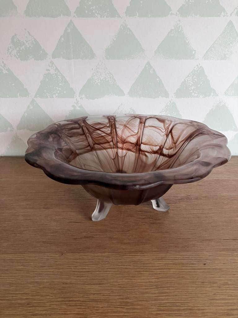 Duitse Art Deco Cloud Schaal, Ophalen of Verzenden