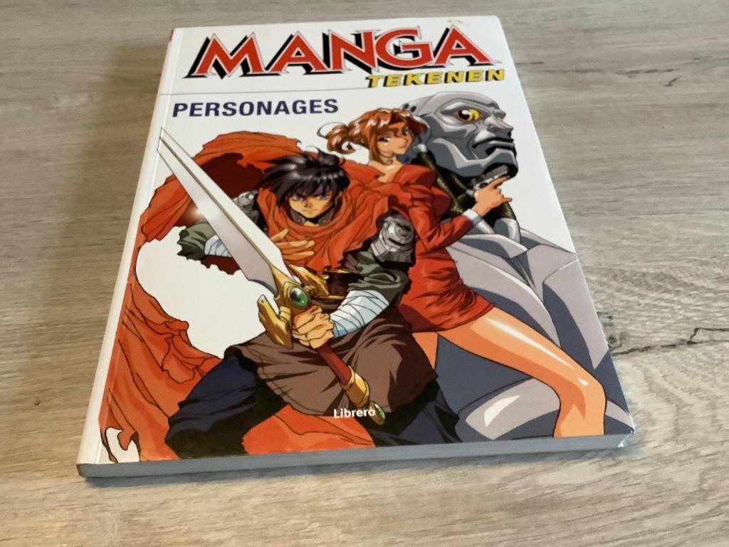 Manga tekenen personages boek (2004), Ophalen of Verzenden, Zo goed als nieuw, Boek of Gids