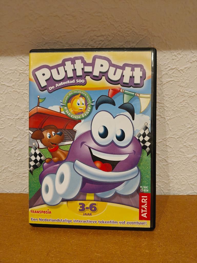 Putt-Putt De Autostad 500 PC, Games en Spelcomputers, Puzzel en Educatief, Gebruikt, 1 speler, Ophalen of Verzenden