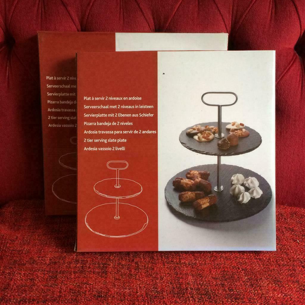 Etagère serveerschaal lijsteen (nieuw), Ophalen of Verzenden, Zo goed als nieuw