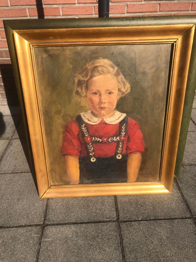 Peinture Luyckx K. 1947, Antiquités & Art, Art | Peinture | Classique