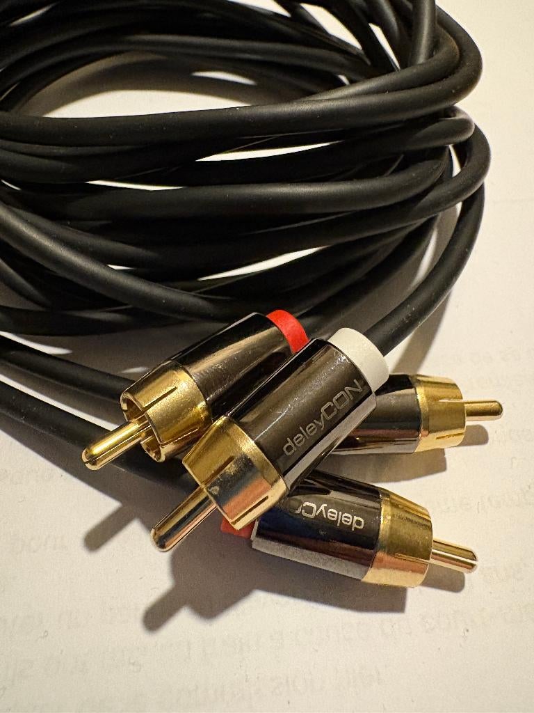 Câble Cinch RCA 5M, Audio, Tv en Foto, Audiokabels en Televisiekabels, Ophalen, Gebruikt, 2 tot 5 meter, Overige kabels