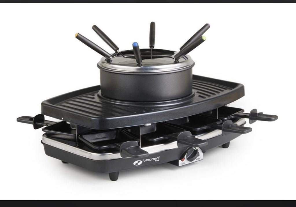 3 in 1 fondue - raclette & grill, Ophalen of Verzenden, Nieuw