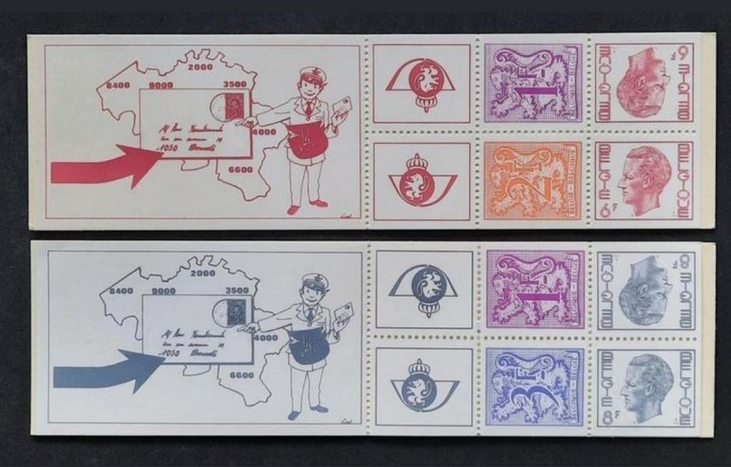 België: OBP 1897/99b-B14/15 ** Elström en leeuw 1978., Koninklijk huis, Frankeerzegel, Ophalen of Verzenden, Zonder stempel