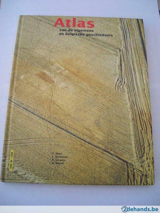 Atlas van de algemene en Belgische geschiedenis, Ophalen of Verzenden, Gelezen