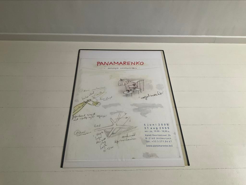 Panamarenko Vogelmarkt 2005  gesigneerd, Ophalen