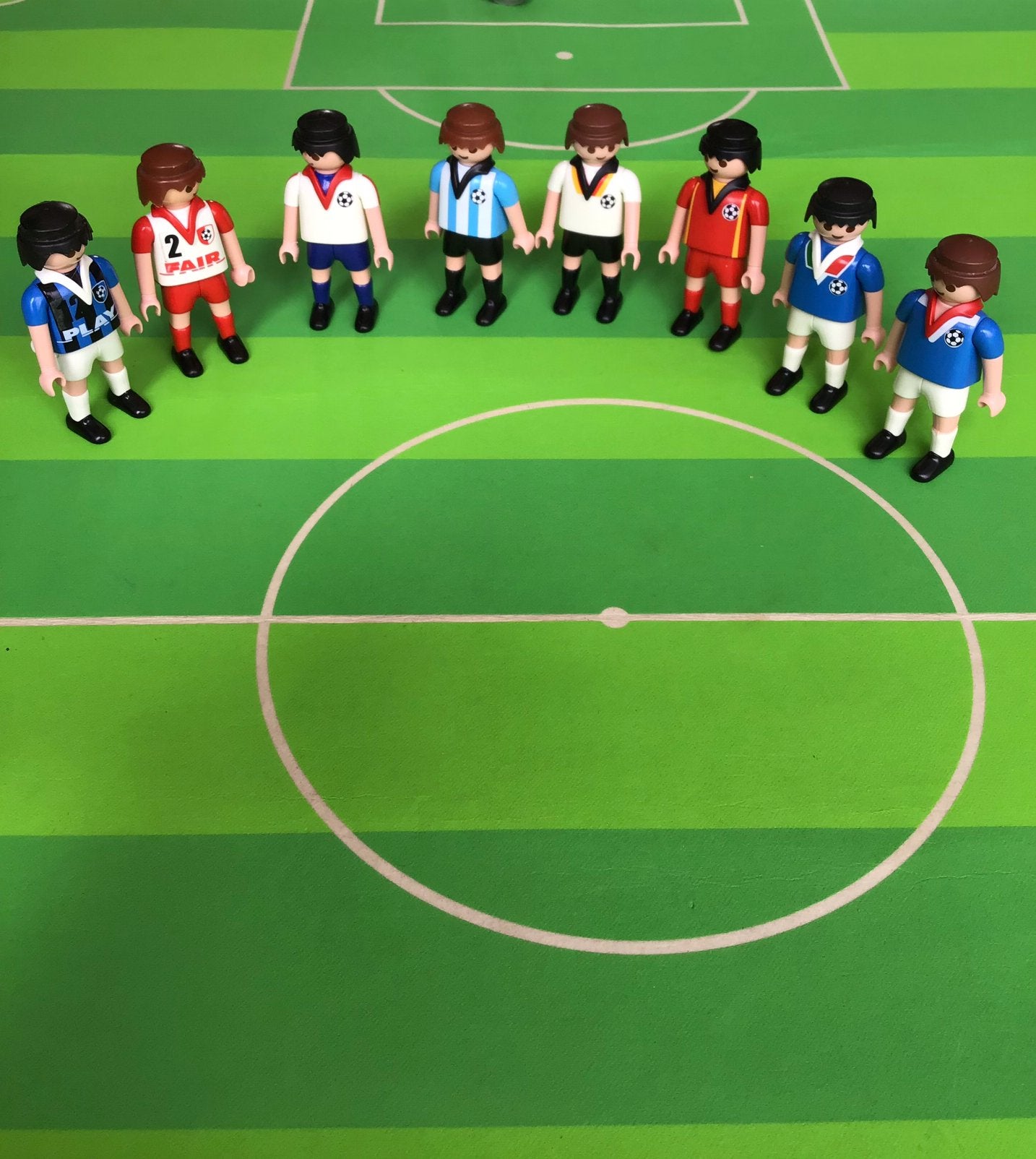 Playmobil voetballers , voetbalspelers ., Ophalen, Zo goed als nieuw