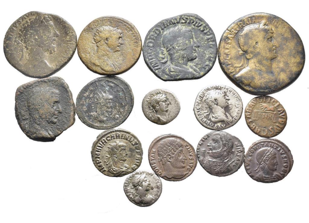 Lot de monnaies romaines, Envoi, Monnaie en vrac