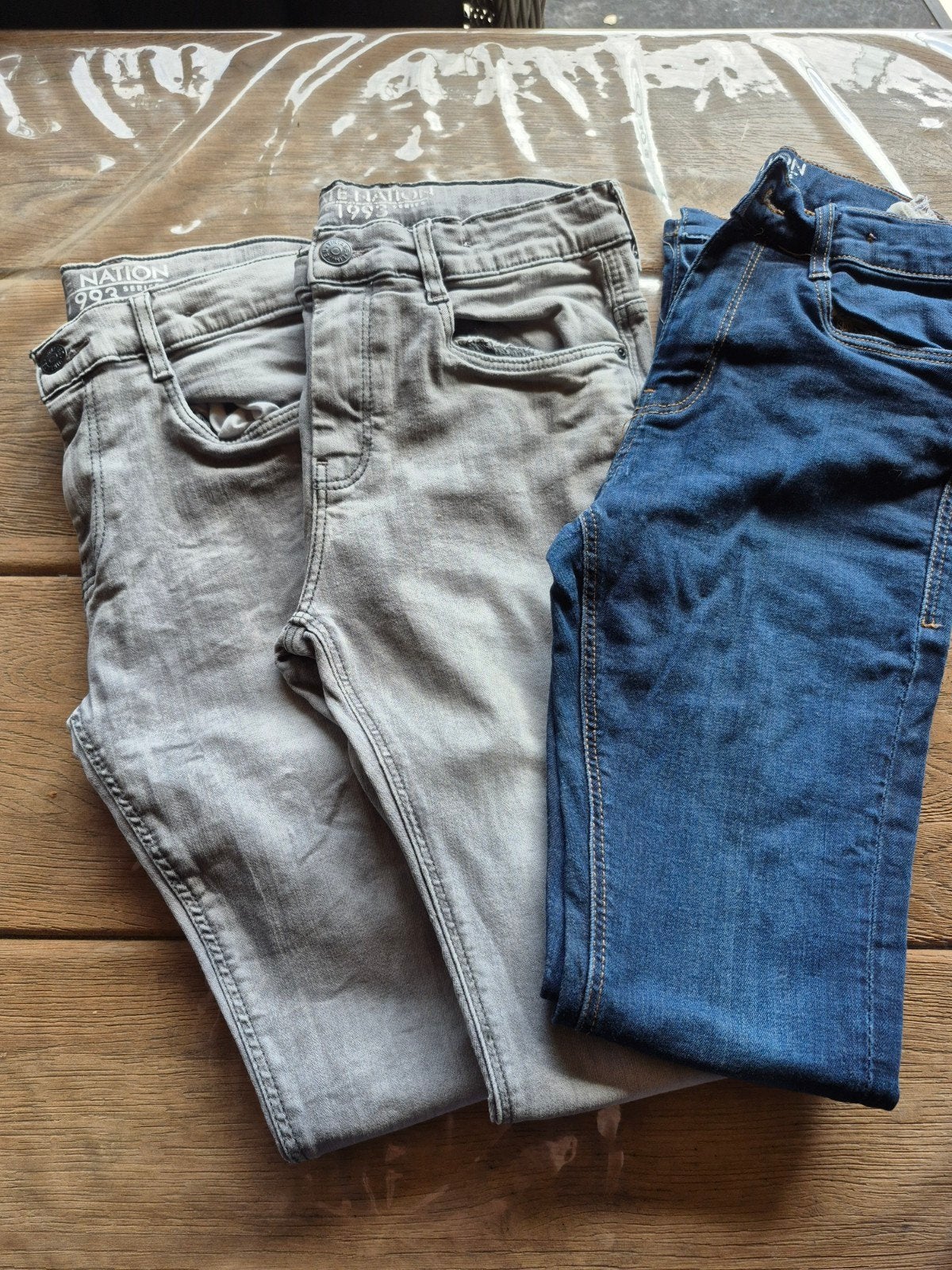 3 jeansbroeken, Ophalen, Gebruikt, Jongen, Broek