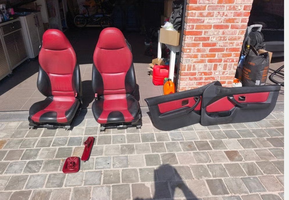 BMW z3 sportinterieur rood zwart, Auto-onderdelen, Ophalen, Gebruikt, BMW
