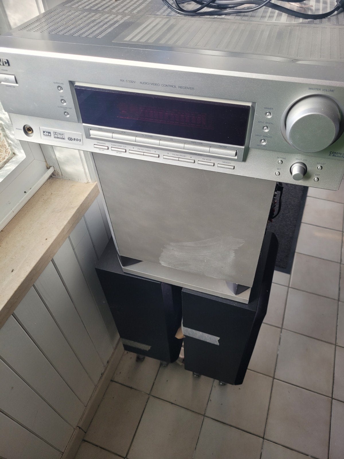 Stereo installatie JVC, Enlèvement