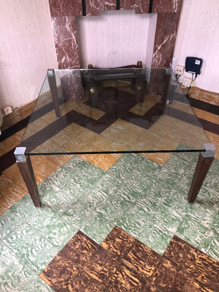 Peter ghyczy salontafel, Gebruikt, Vierkant, Ophalen, Modern vintage