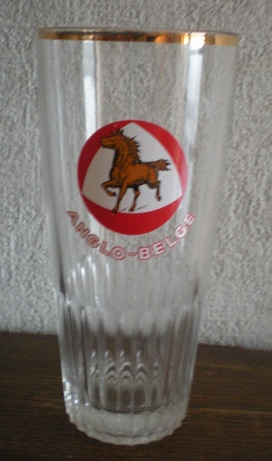 ANGLO BELGE - Gestreept, Verzamelen, Ophalen of Verzenden, Zo goed als nieuw, Glas of Glazen