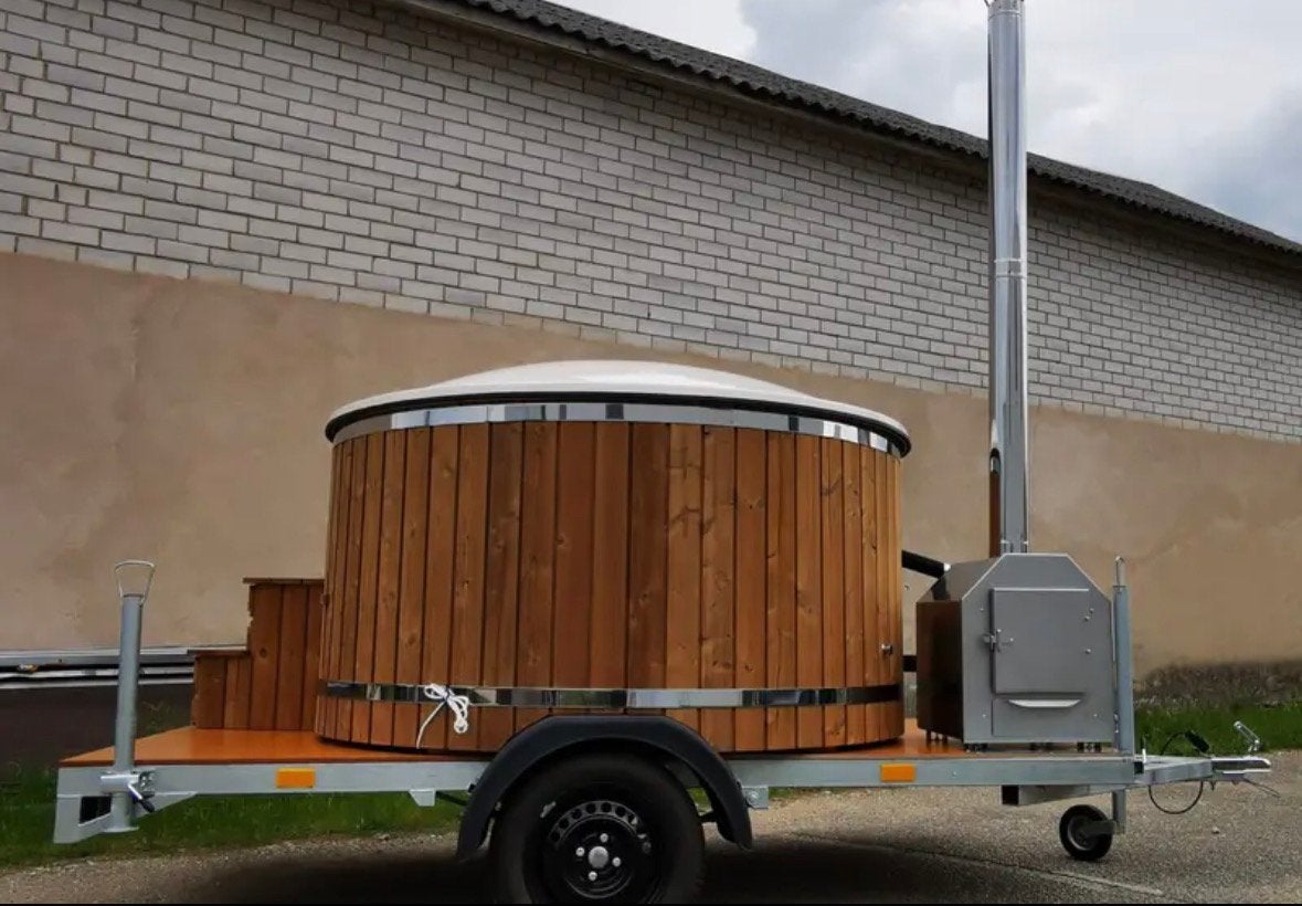 !!Hottub huren!! Houtgestookt met airjets en LED, Tuin en Terras, Ophalen of Verzenden, Nieuw