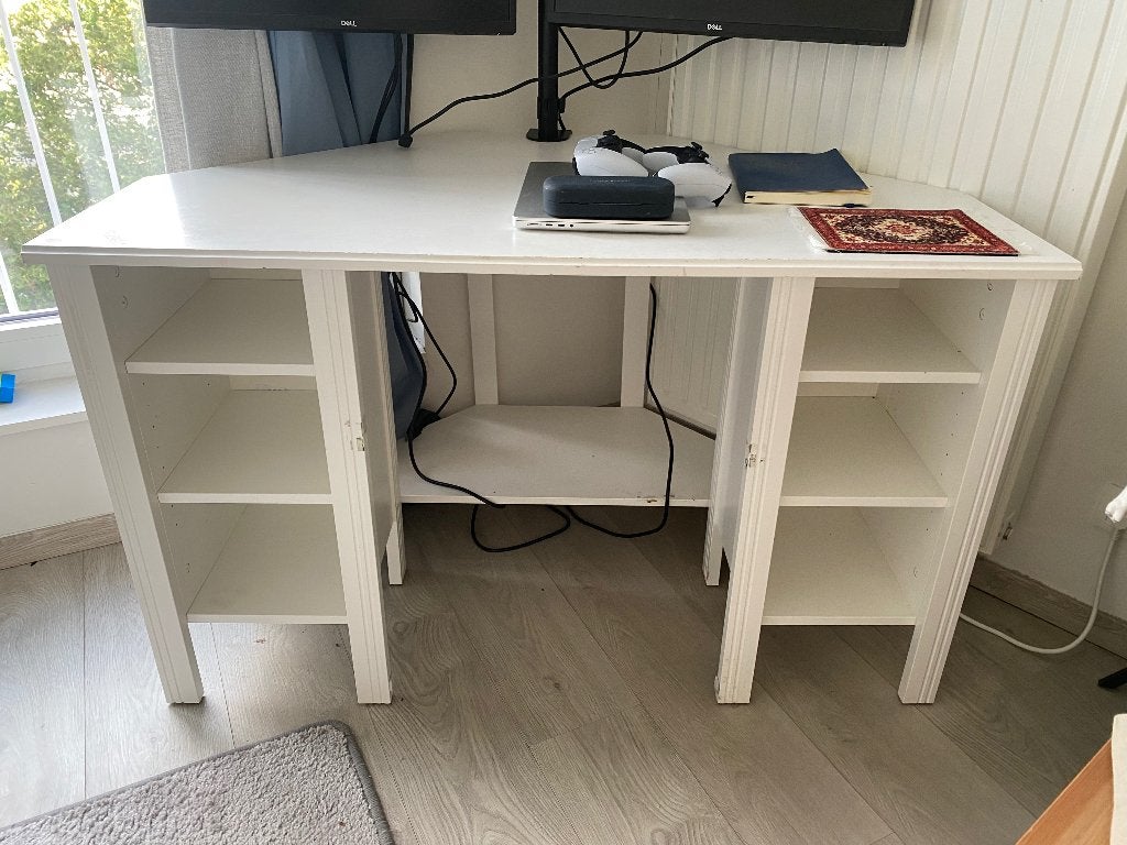 Bureau, Maison & Meubles, Bureaux, 120 cm, Utilisé, Moderne, Blanc