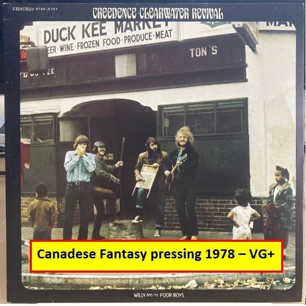 33T: CCR - Willy And The Poor Boys (1978 VG+), Originele persing, Ophalen of Verzenden, Gebruikt