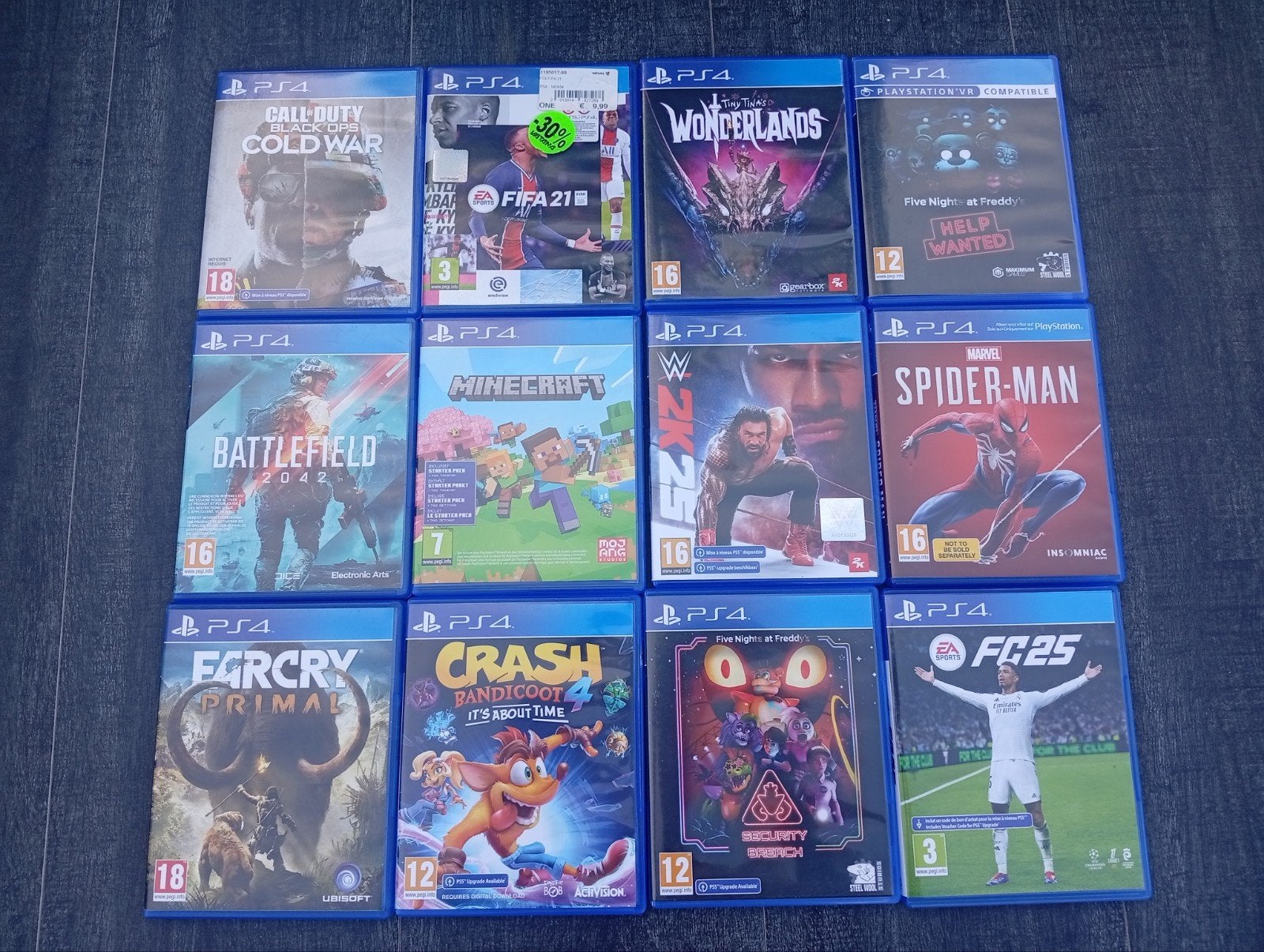 12 Games voor PlayStation 4, Ophalen