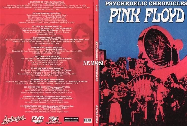 DVD - PINK FLOYD - PSYCHEDELIC CHRONICLES, Verzenden, Nieuw in verpakking, Concert
