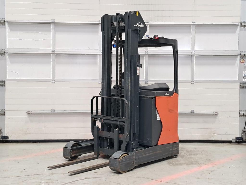 LINDE R14-01, Zakelijke goederen, Machines en Bouw | Heftrucks en Intern transport, Reachtruck, Elektrisch, 1000 tot 2000 kg