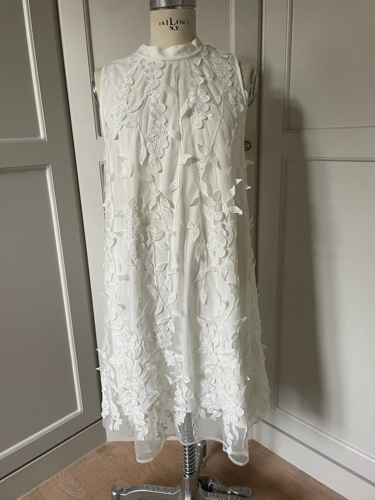 Witte jurk Dry Lake Large, Kleding | Dames, Jurken, Ophalen of Verzenden, Zo goed als nieuw, Wit