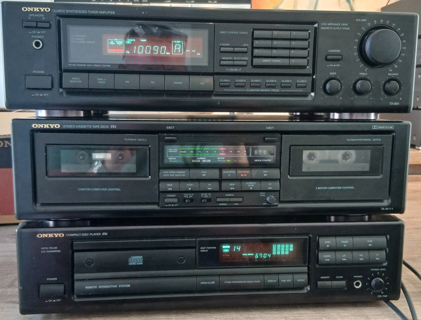 ​Prachtige Vintage Onkyo RI Audio Set- Volledig Geserviced!, Audio, Tv en Foto, Stereoketens, Ophalen, Cassettedeck