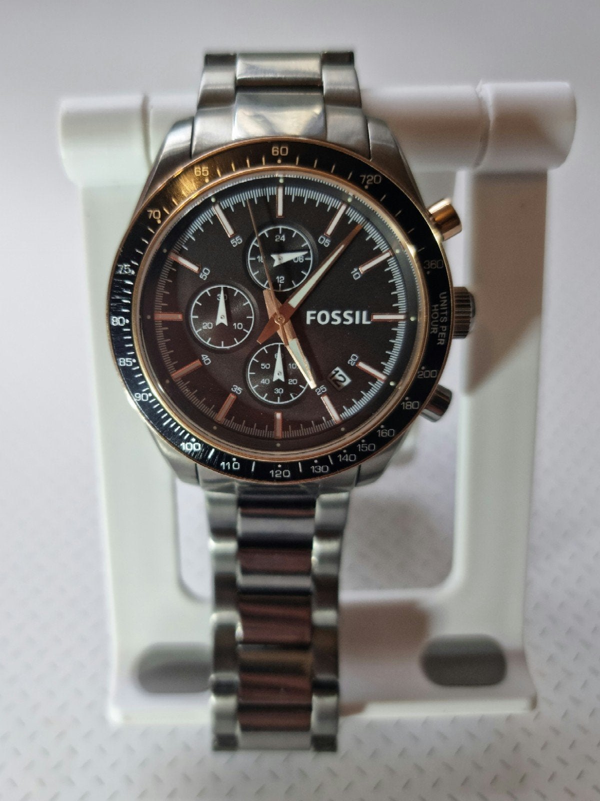 heren horloge te kooo merk Fossil, Enlèvement ou Envoi, Fossil