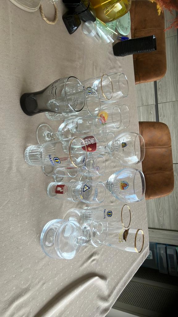 Bierglazen EN ANDERE GLAZEN, Ophalen, Gebruikt, Bierglas