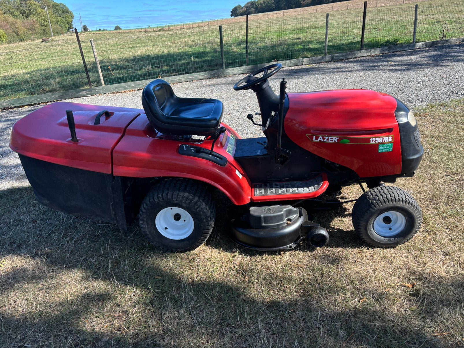 Tracteur tondeuse lazer, Enlèvement, Utilisé