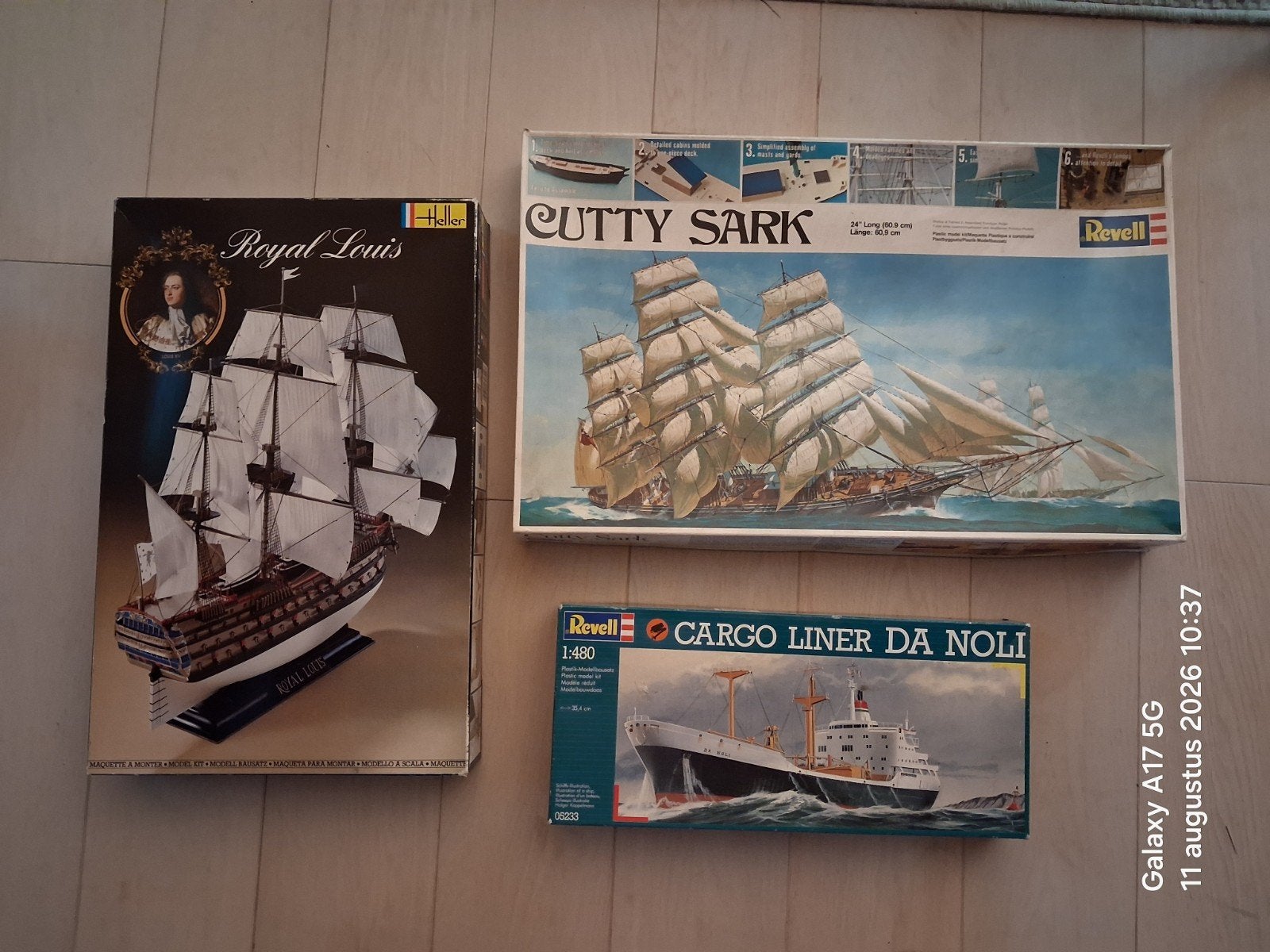 lot 21 bouwdozen plastic modelboten, Ophalen, Gebruikt