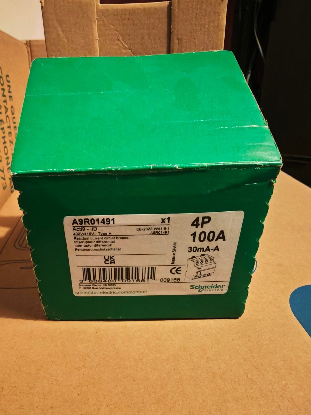 Schneider Electric C120N C80 3P 80A – A9N18365 – NEUF, Bricolage & Construction, Enlèvement ou Envoi, Neuf, Schneider Electric
