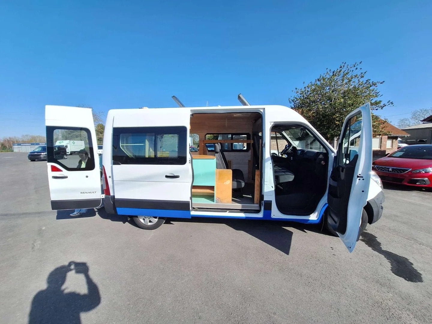 Renault Master camper mobilhome kampeerwagen 6zit euro6, Auto's, Stof, Gebruikt, 4 cilinders, Bedrijf