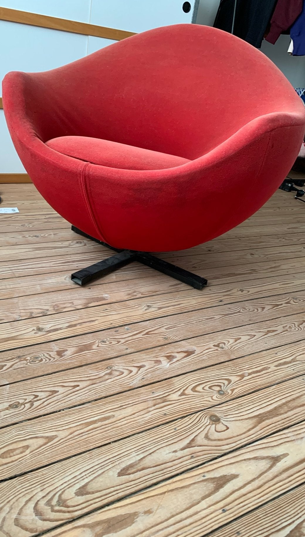 Space Age Chaire, Enlèvement, Utilisé, Tissus, Space age vintage