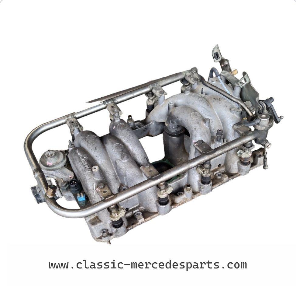 Inlaatspruitstuk Mercedes M119 400/420 met rail en injectore, Gebruikt, -, Ophalen of Verzenden, -