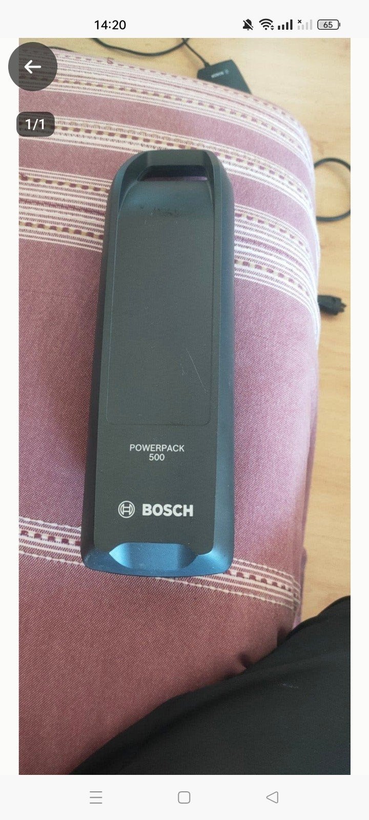 batterie Bosch 500 powerpack, Fietsen en Brommers, Zo goed als nieuw