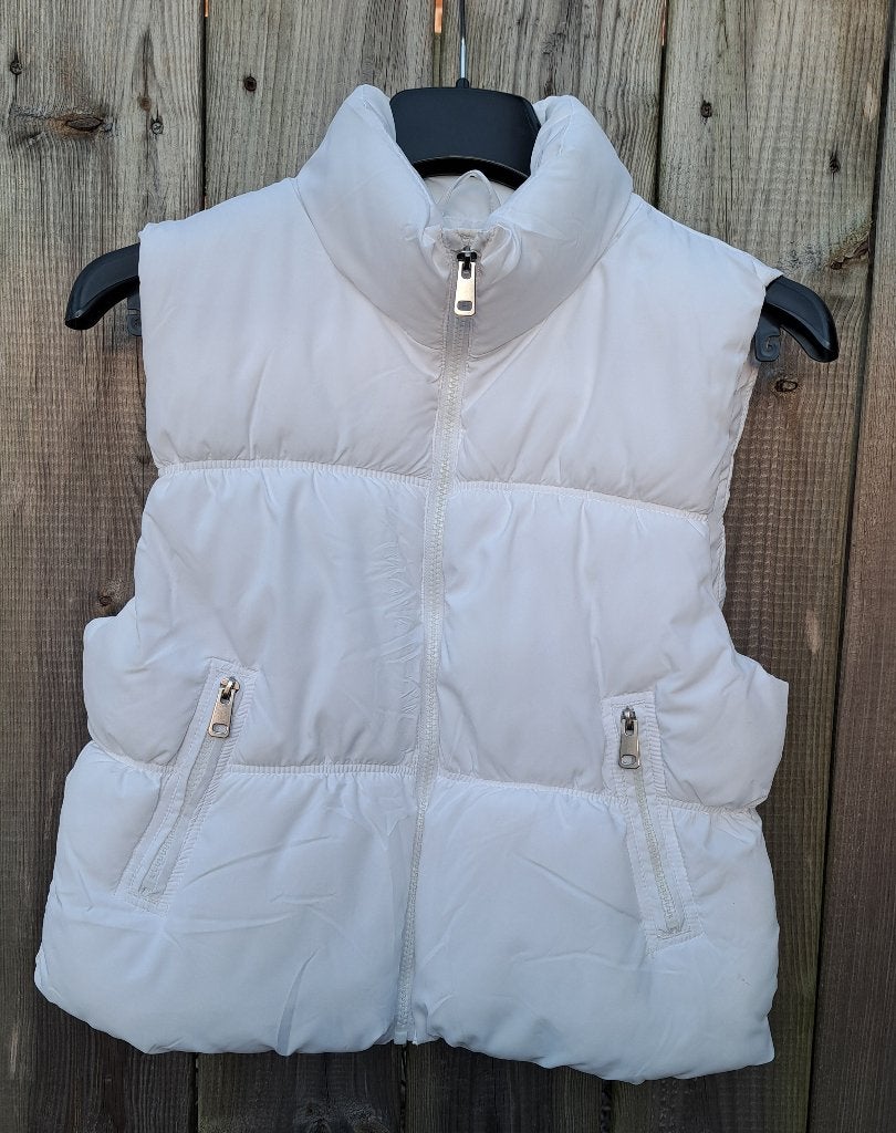Witte bodywarmer maat 158-164, Meisje, H&M, Ophalen of Verzenden, Zo goed als nieuw